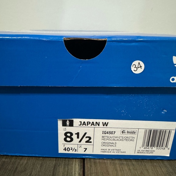 ADIDAS JAPAN ORIGINAL SCARLET WOMEN SHOES - Picture 8 of 8